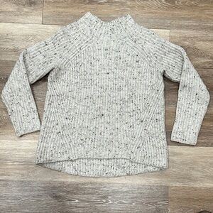 Madewell Speckled Gray Sweater